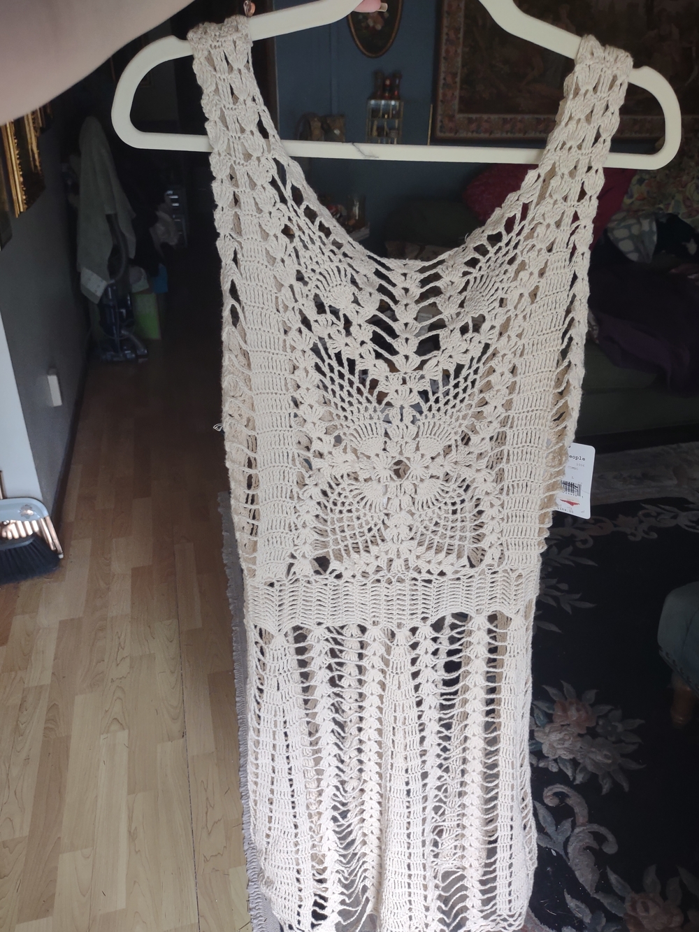 Free People Crochet Knit Swim Coverup - Picture 2 of 2